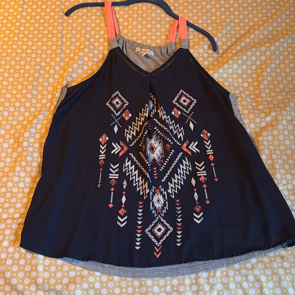Rewind Tank Blue/Pink